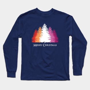 Multicolored Christmas trees Long Sleeve T-Shirt